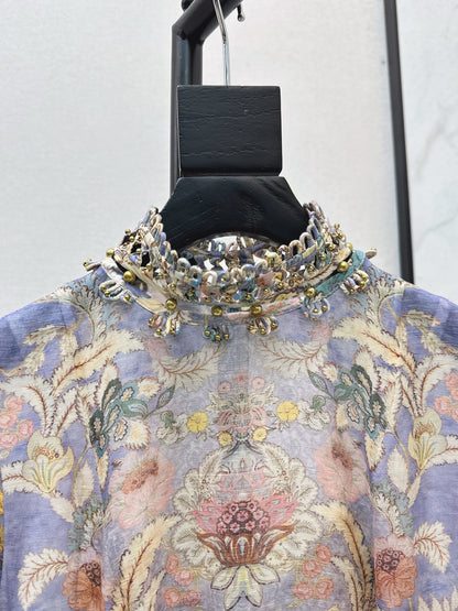 Zimm 25fw print dress