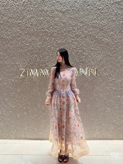 Zimm 25fw print dress