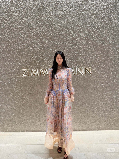 Zimm 25fw print dress