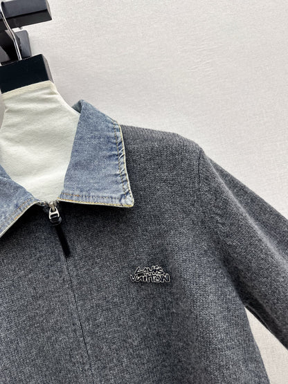 Loui 25fw polo cardigan