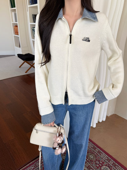 Loui 25fw polo cardigan