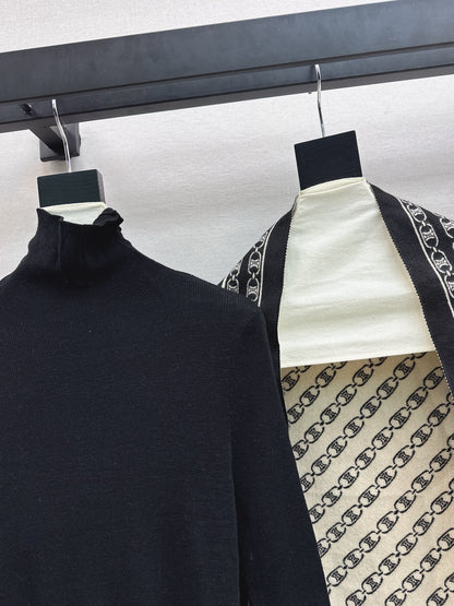 Celi 25fw knit shawl base layer pants set