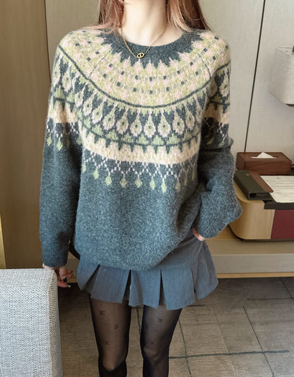 Loro 25fw vintage sweater