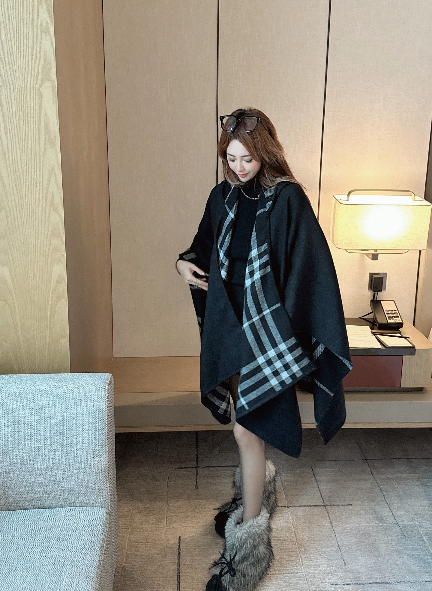 Bur 25fw wool shawls