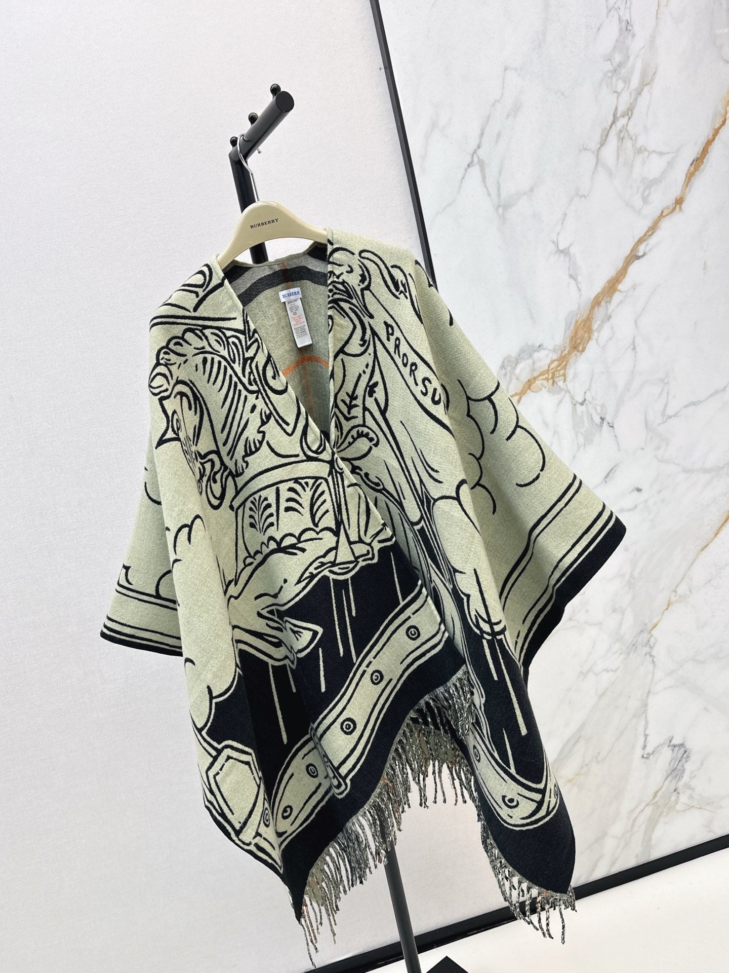 Bur 25fw wool shawls