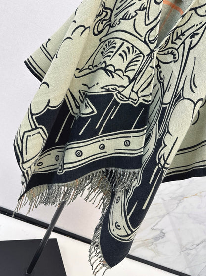 Bur 25fw wool shawls