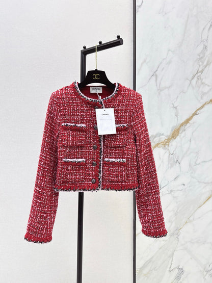 Chan 25fw tweed woven jacket