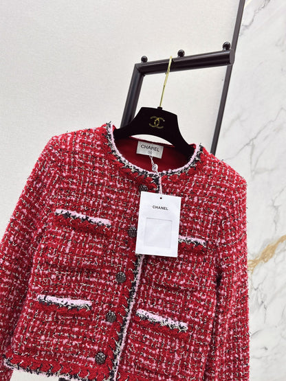 Chan 25fw tweed woven jacket
