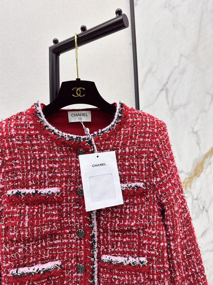 Chan 25fw tweed woven jacket