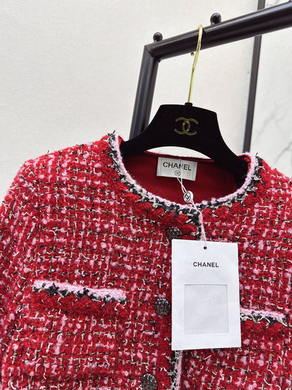 Chan 25fw tweed woven jacket