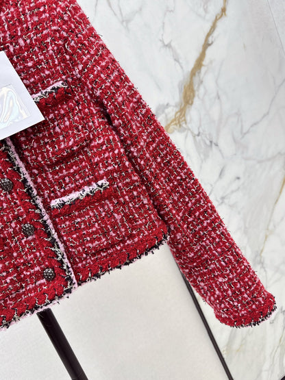 Chan 25fw tweed woven jacket