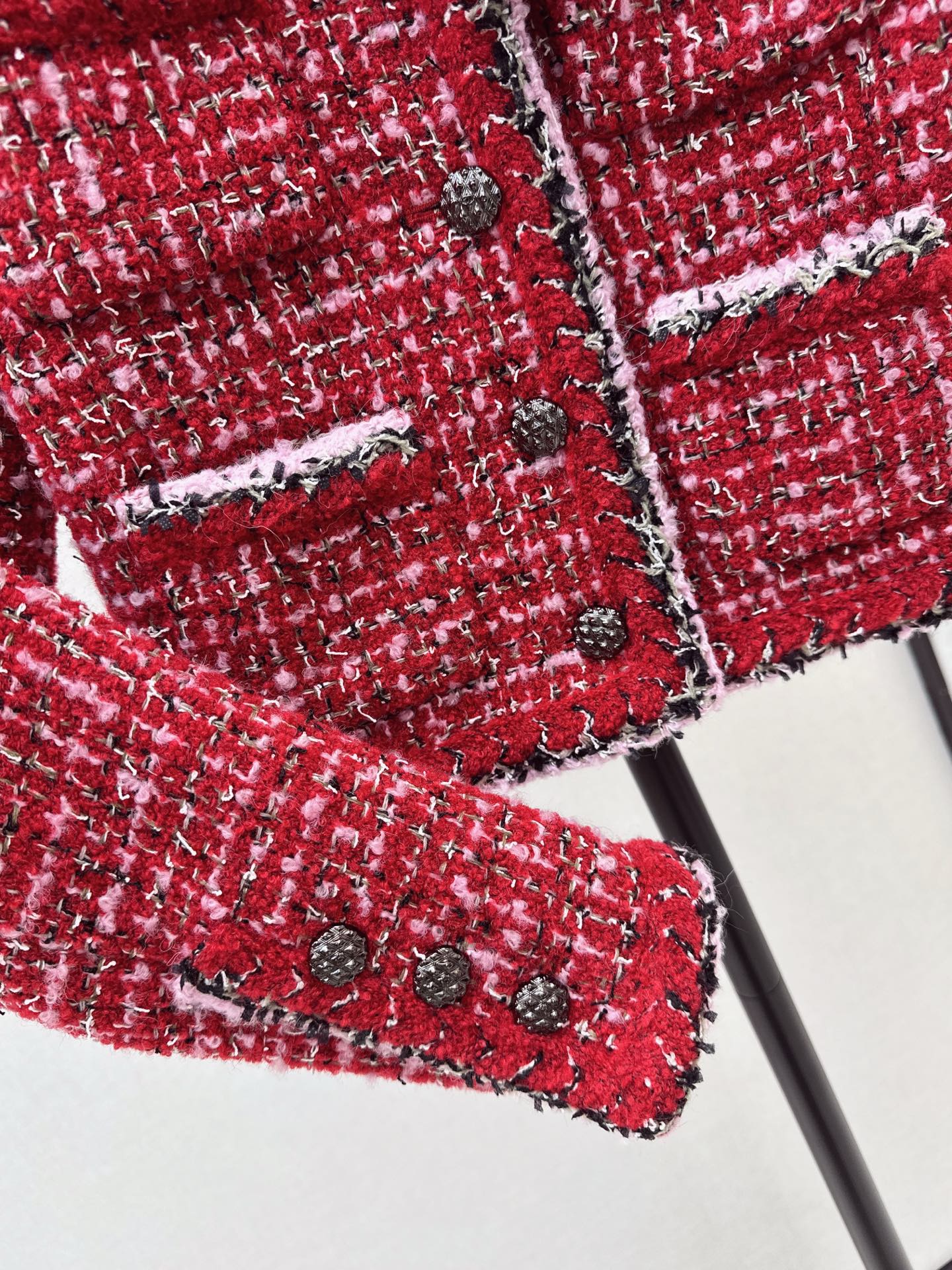 Chan 25fw tweed woven jacket