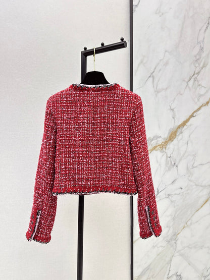 Chan 25fw tweed woven jacket