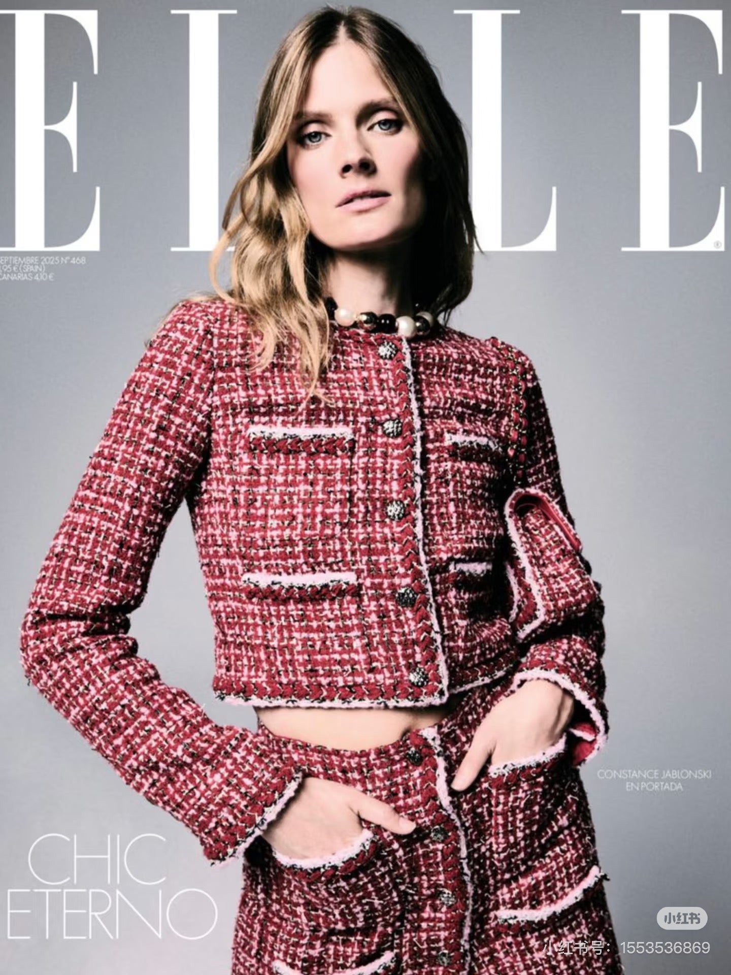 Chan 25fw tweed woven jacket