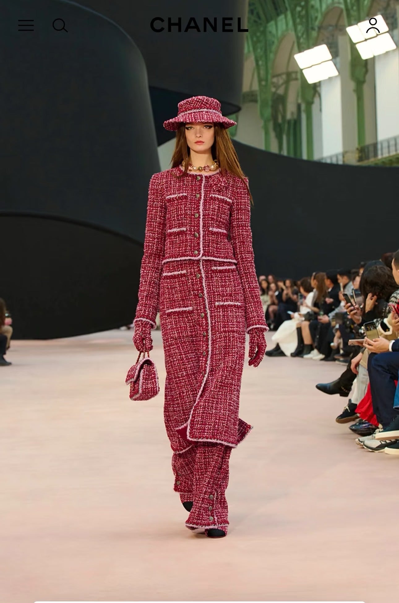 Chan 25fw tweed woven jacket