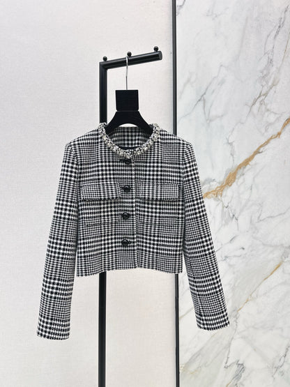 Self 25fw houndstooth jacket
