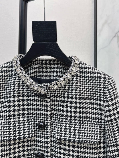 Self 25fw houndstooth jacket