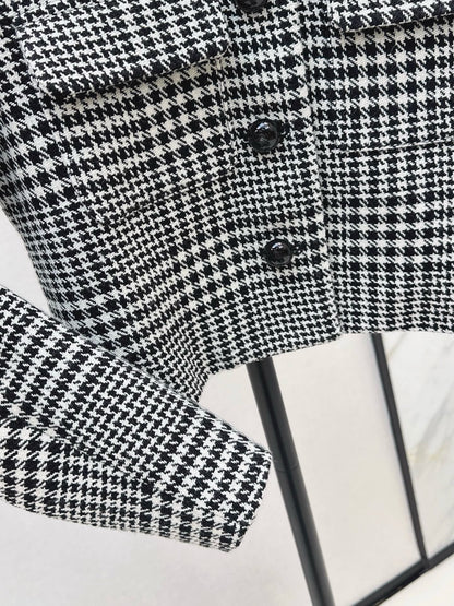 Self 25fw houndstooth jacket