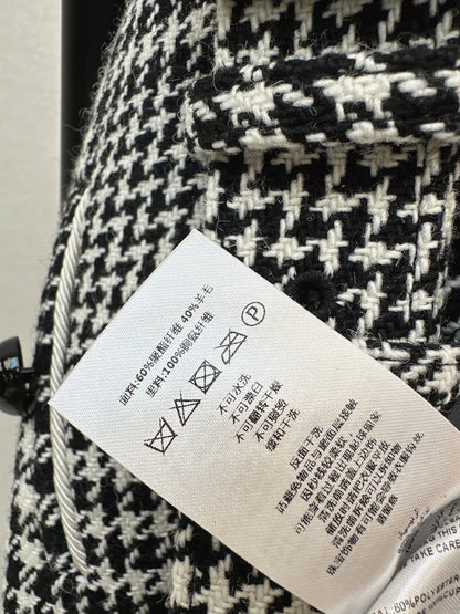 Self 25fw houndstooth short skirts