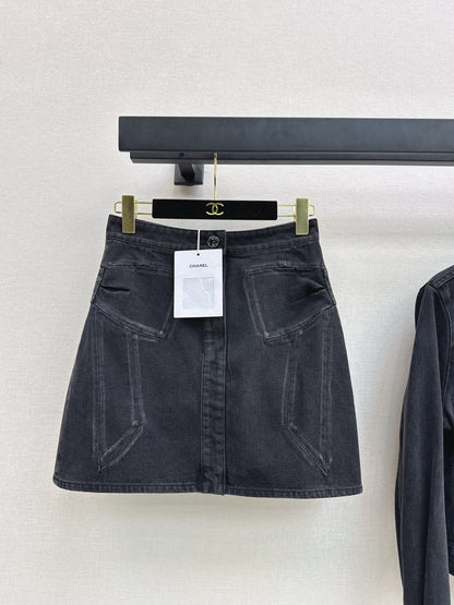 Chan 25fw denim skirt