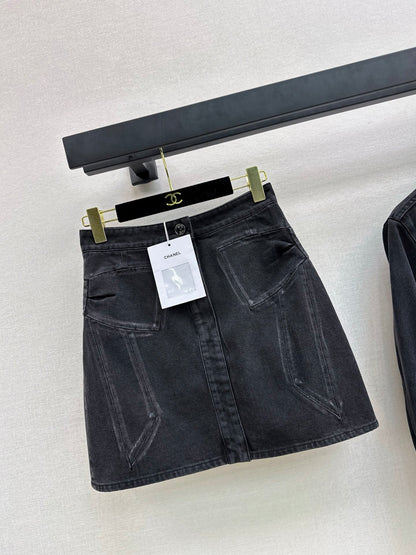 Chan 25fw denim skirt