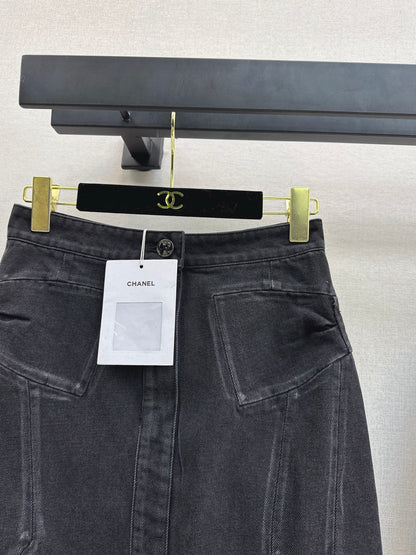 Chan 25fw denim skirt