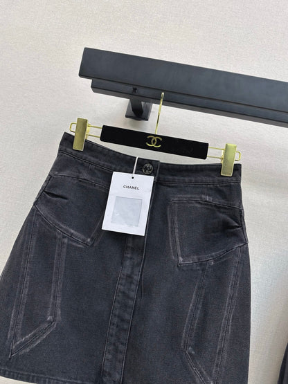 Chan 25fw denim skirt