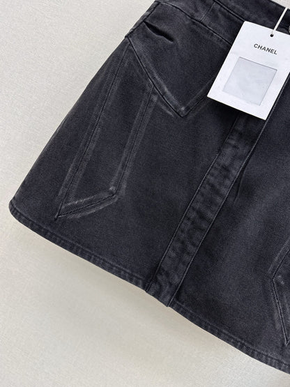 Chan 25fw denim skirt