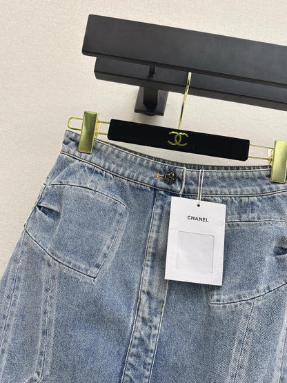 Chan 25fw denim skirt