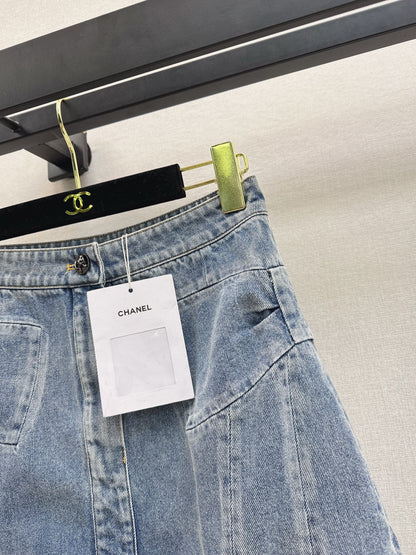 Chan 25fw denim skirt