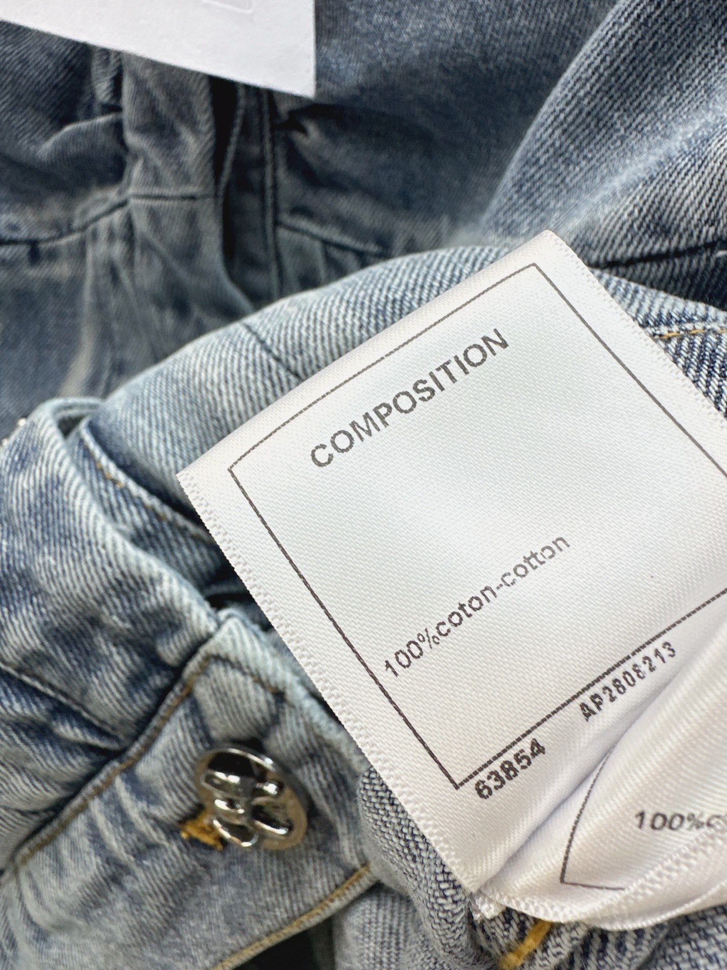 Chan 25fw denim skirt