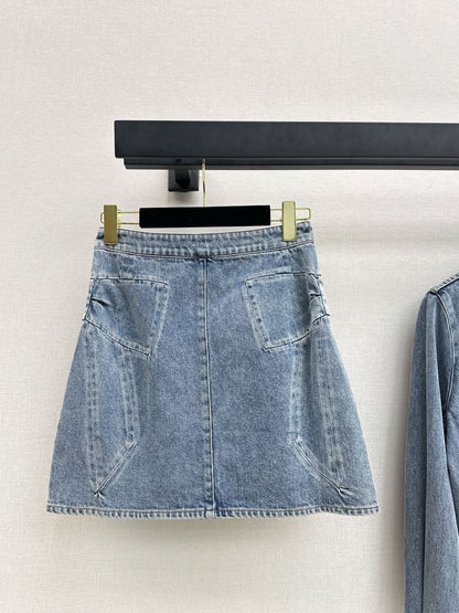 Chan 25fw denim skirt