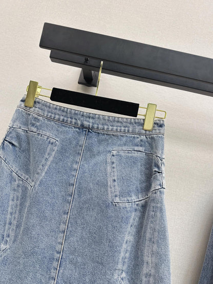 Chan 25fw denim skirt