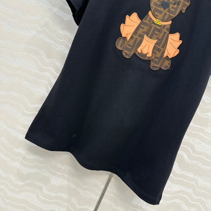 Fend 25fw embroidery t-shirt