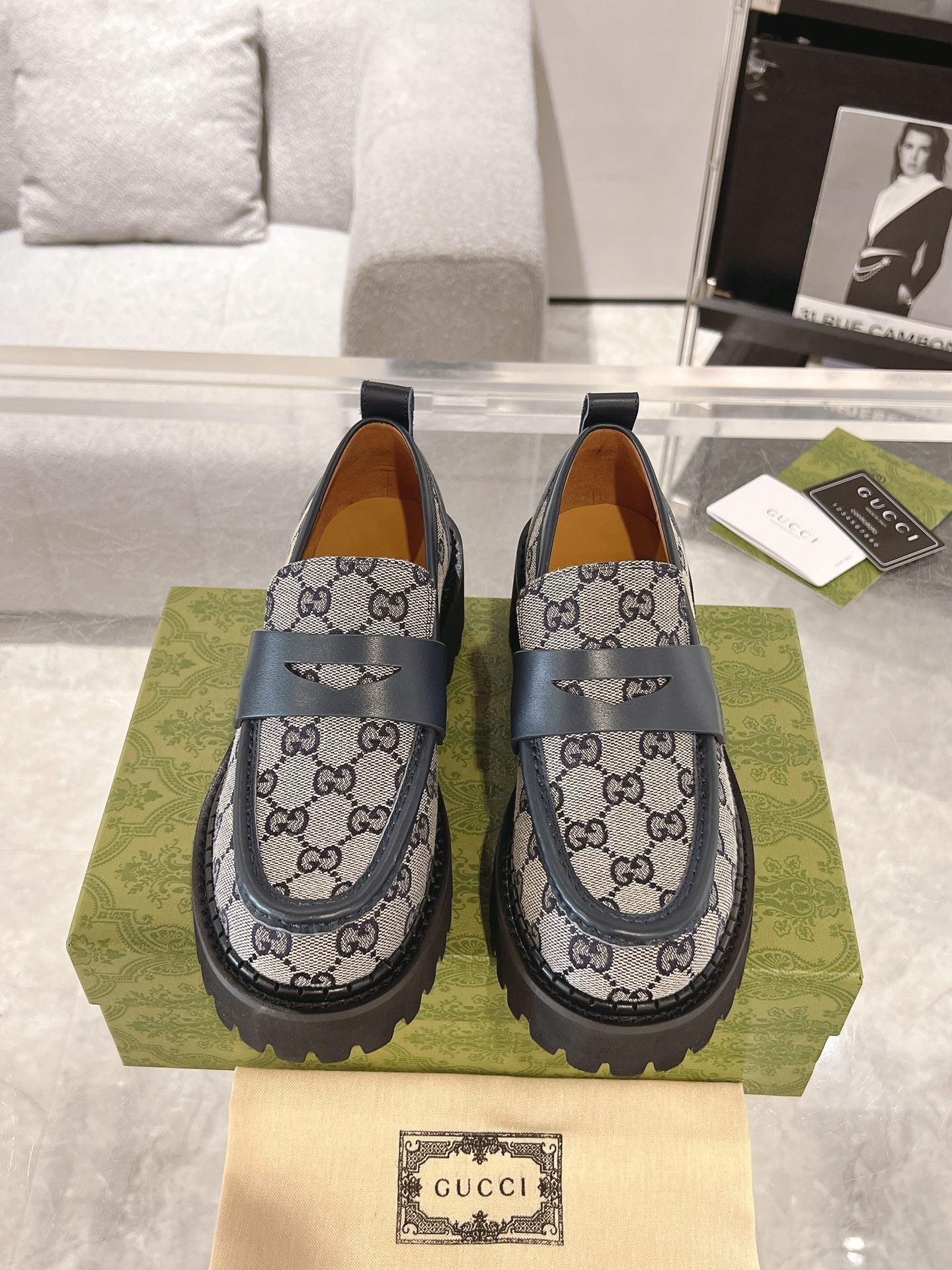 Cucc 25fw platform loafer shoes