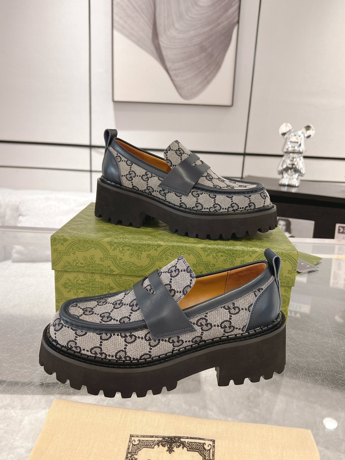 Cucc 25fw platform loafer shoes