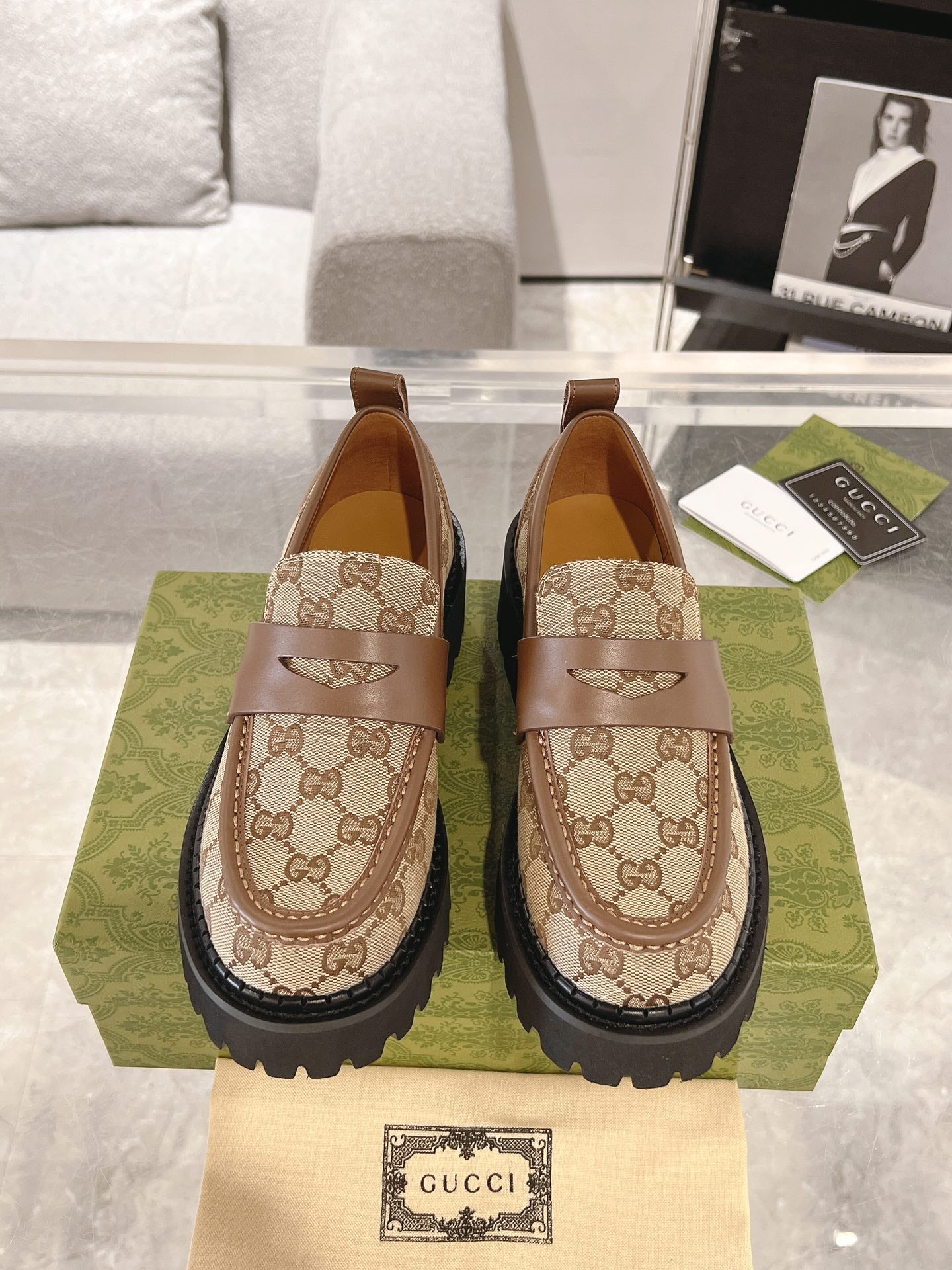 Cucc 25fw platform loafer shoes