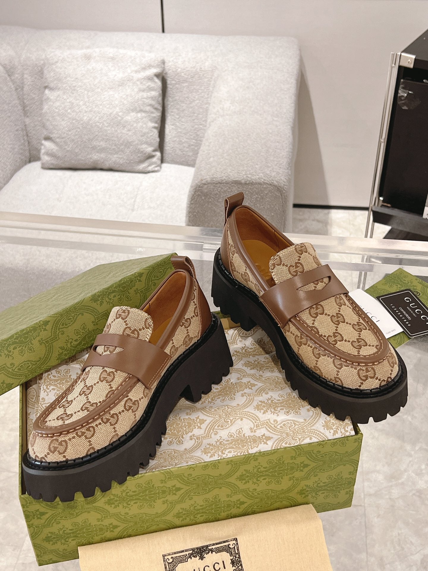 Cucc 25fw platform loafer shoes