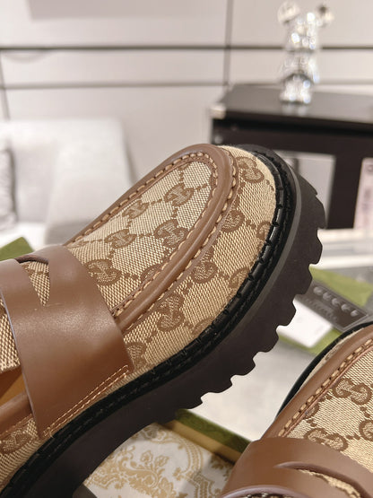 Cucc 25fw platform loafer shoes