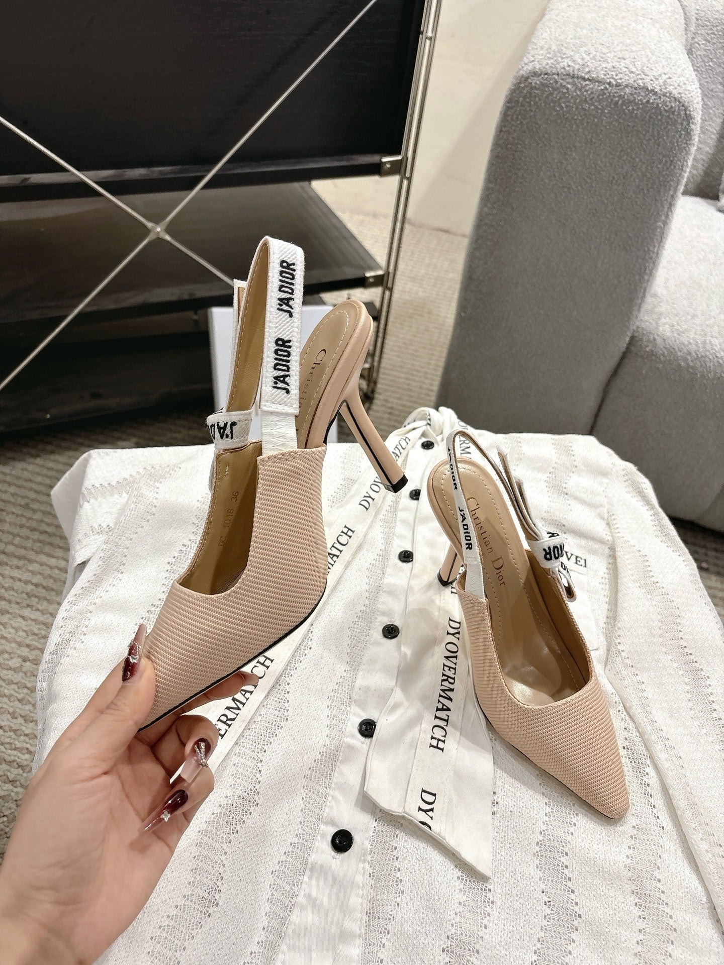 CD 25fw slingback heels