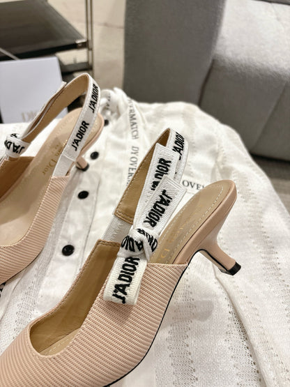 CD 25fw kitten slingback heels