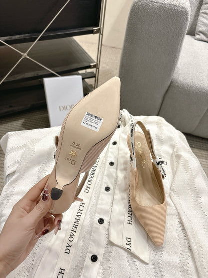 CD 25fw kitten slingback heels