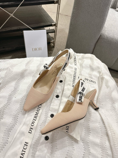 CD 25fw kitten slingback heels