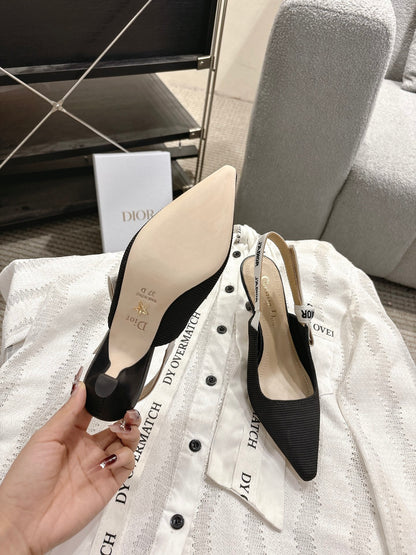 CD 25fw kitten slingback heels