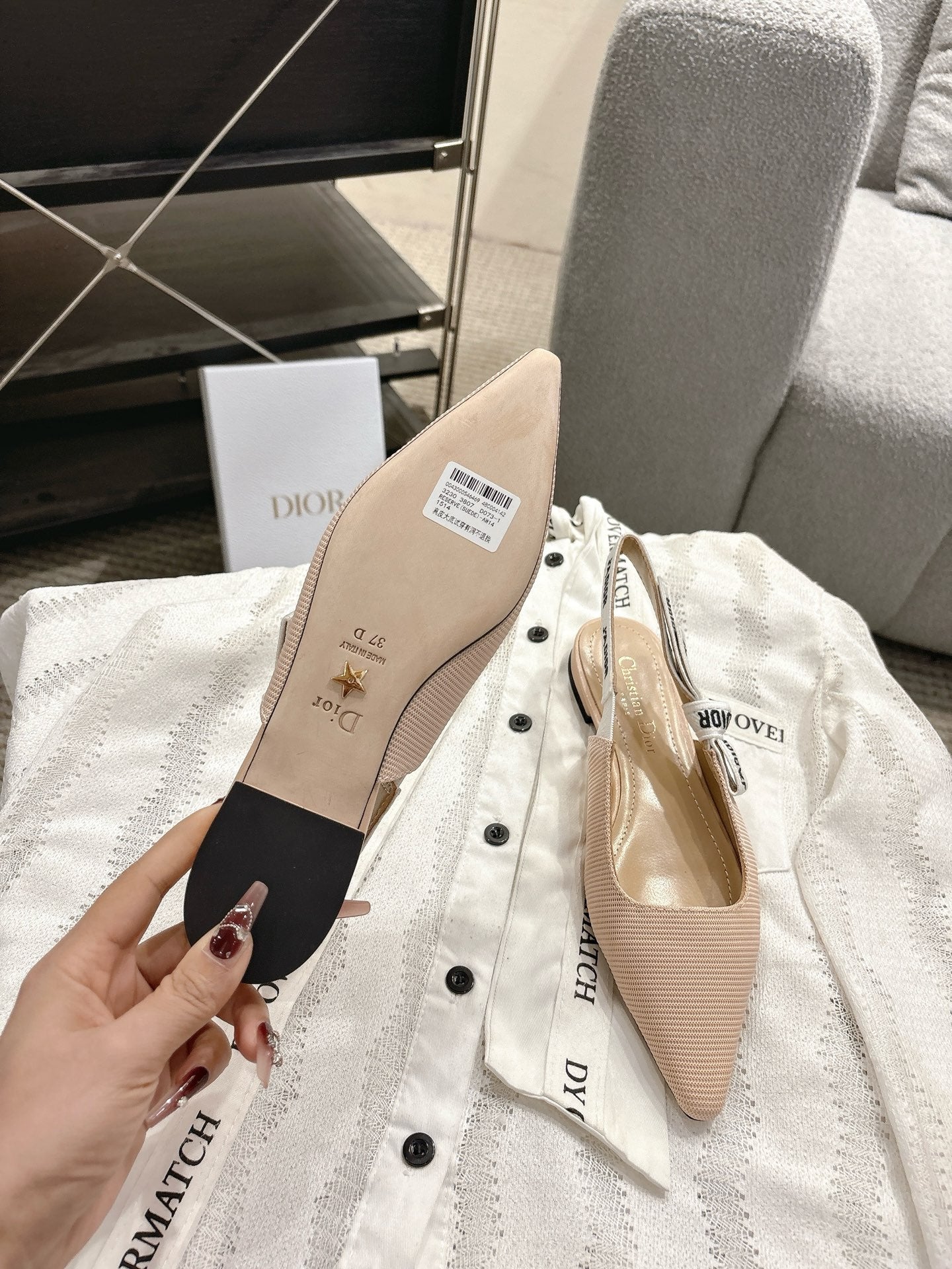 CD 25fw slingback flats