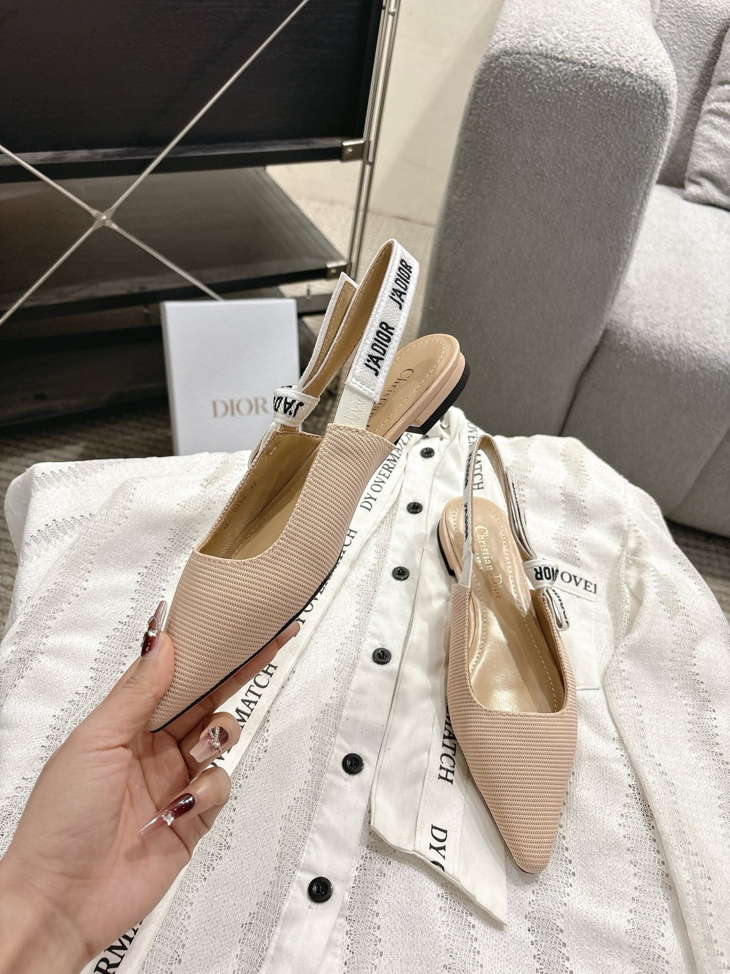 CD 25fw slingback flats