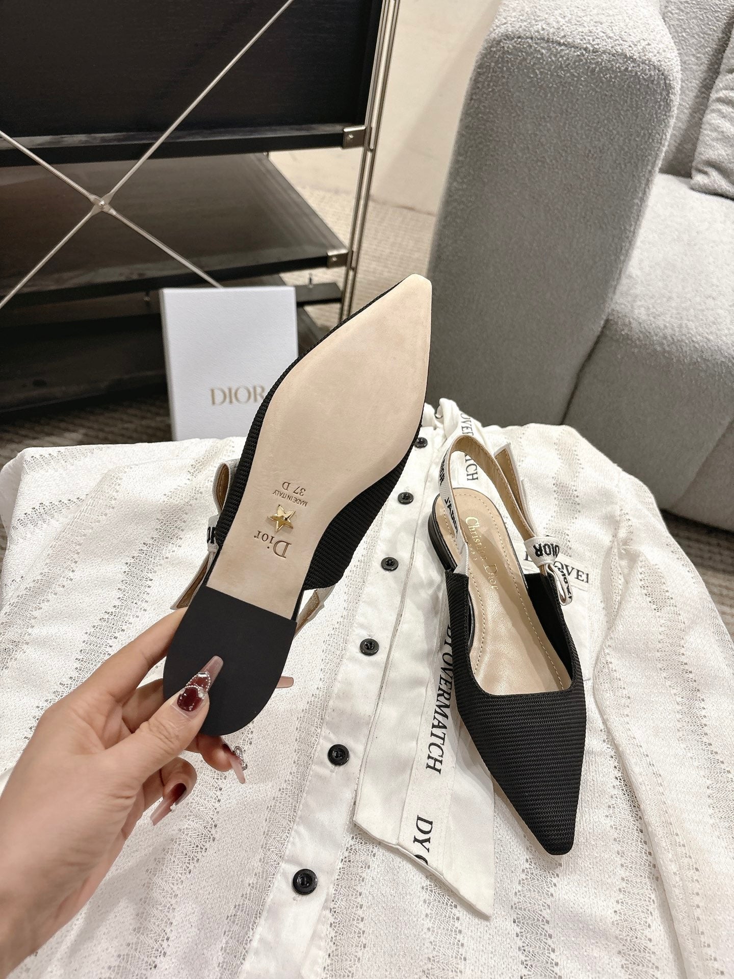 CD 25fw slingback flats