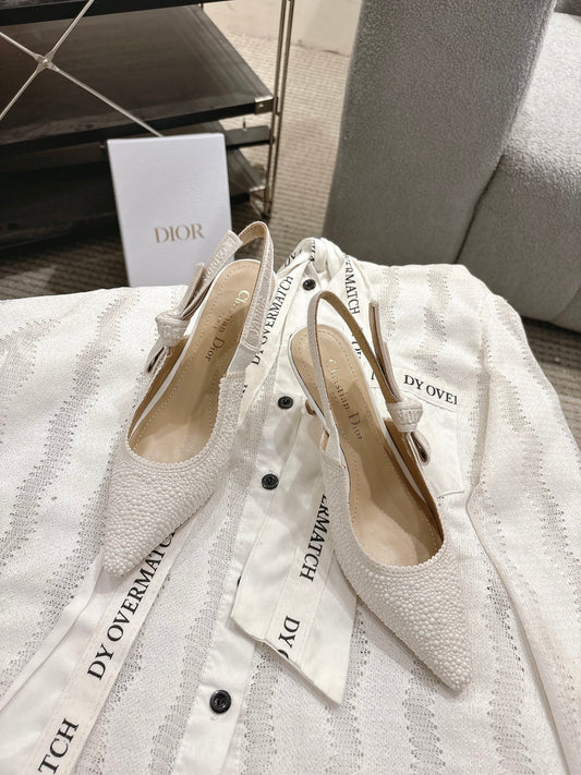 CD 25fw kitten slingback heels