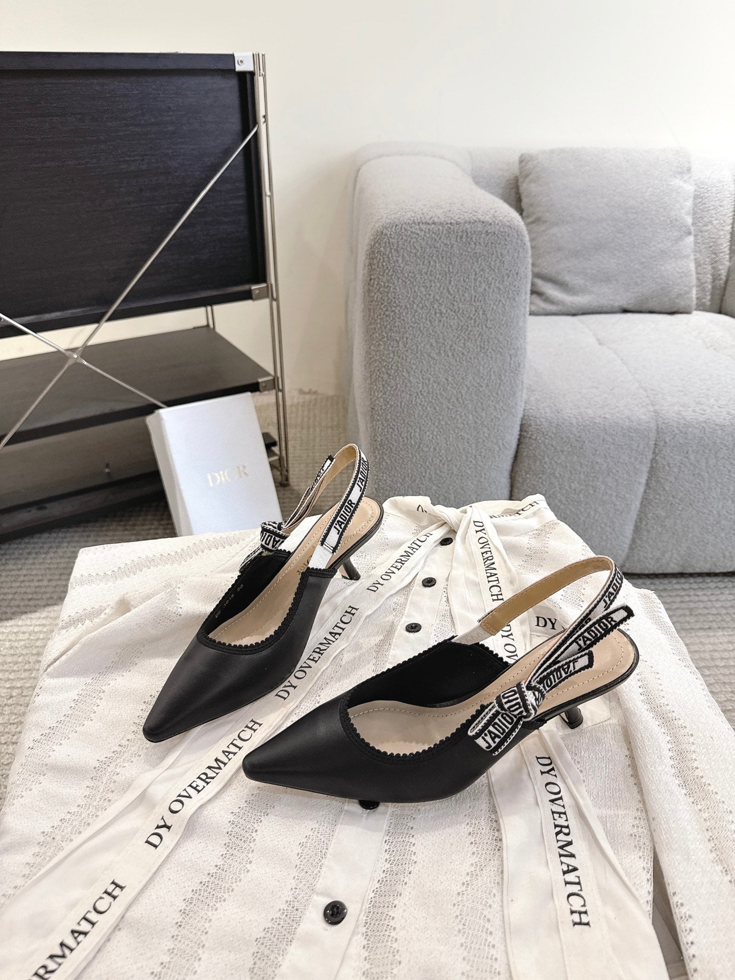 CD 25fw kitten slingback heels