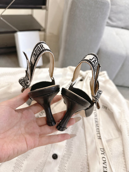 CD 25fw kitten slingback heels